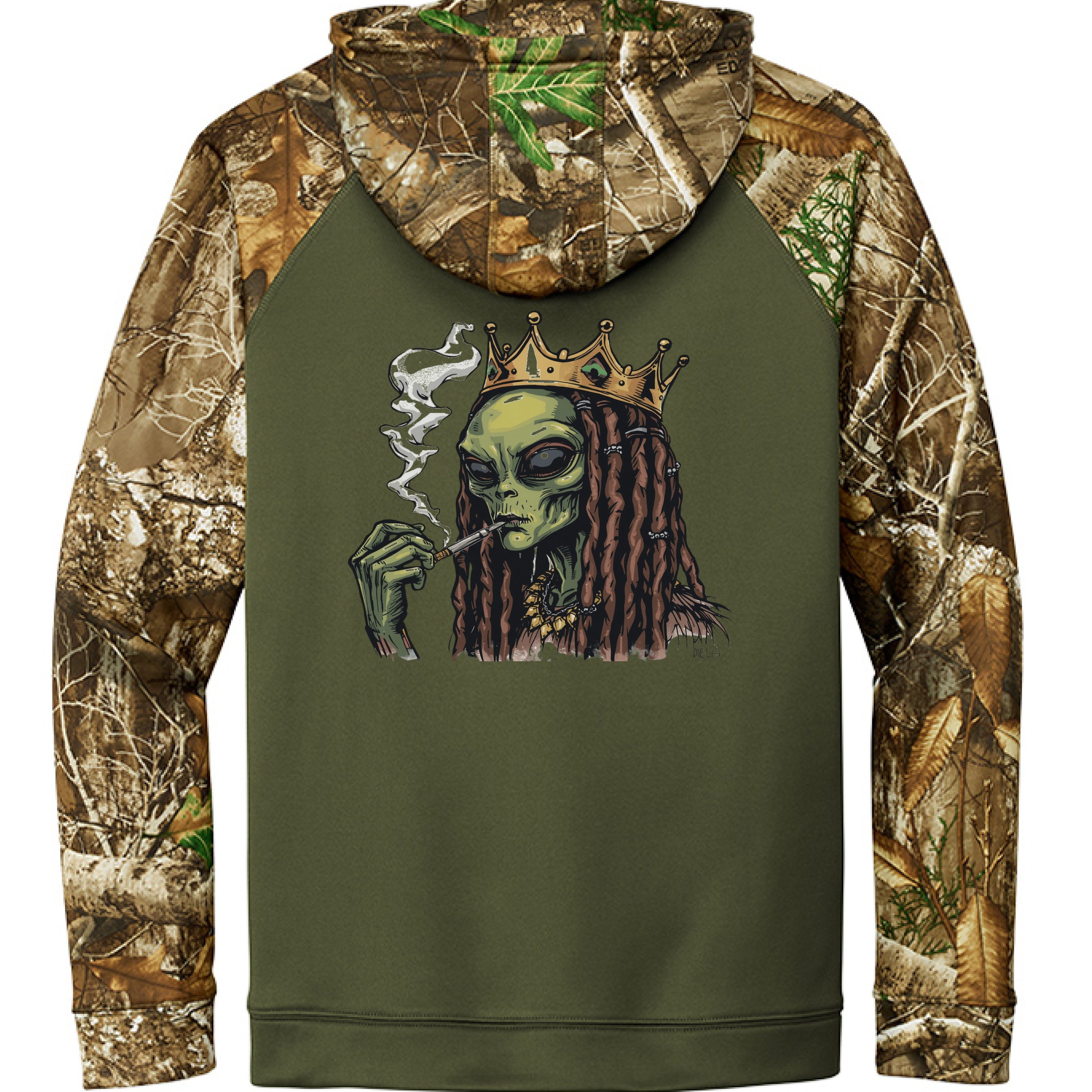 Olive Drab Green/ Realtree Edge - BACK