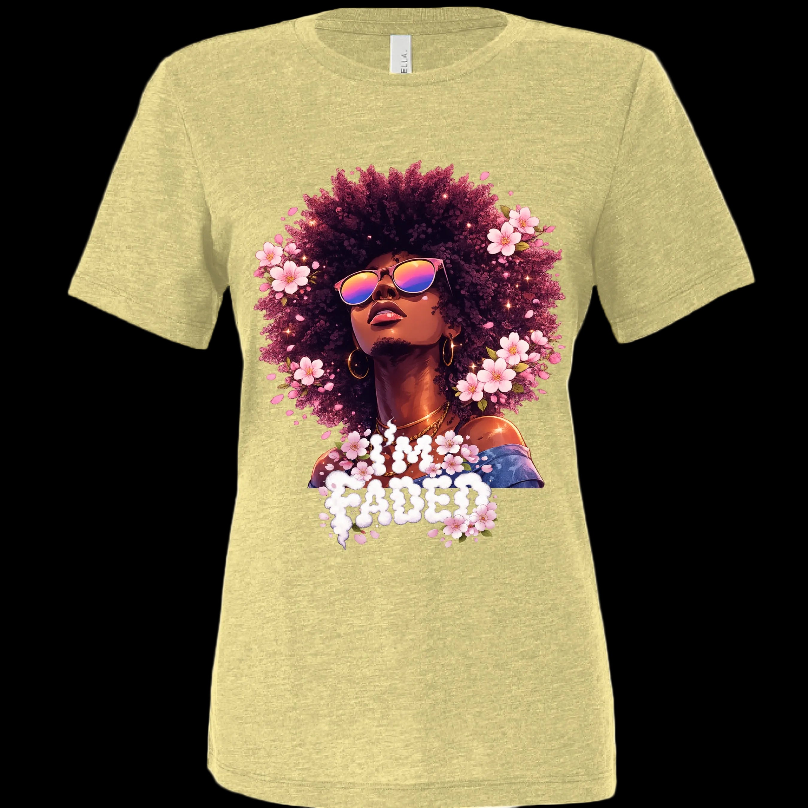 Pale Yellow Triblend - FRONT